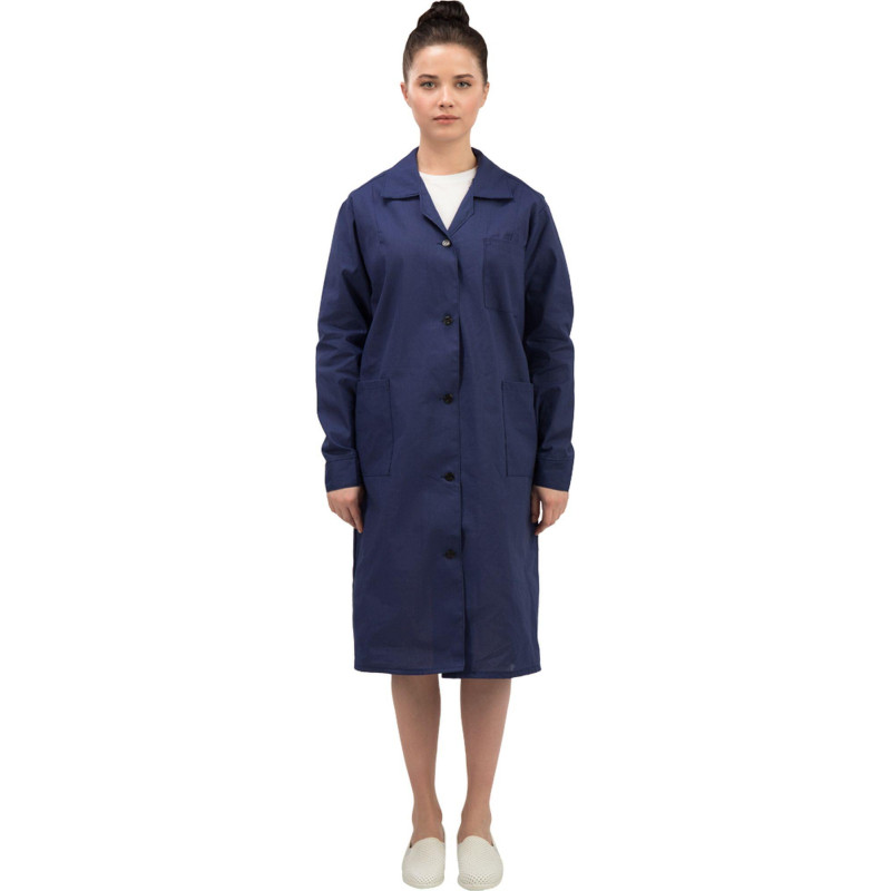 Халат женский у02-ХЛ синий (р.44-46) 158-164