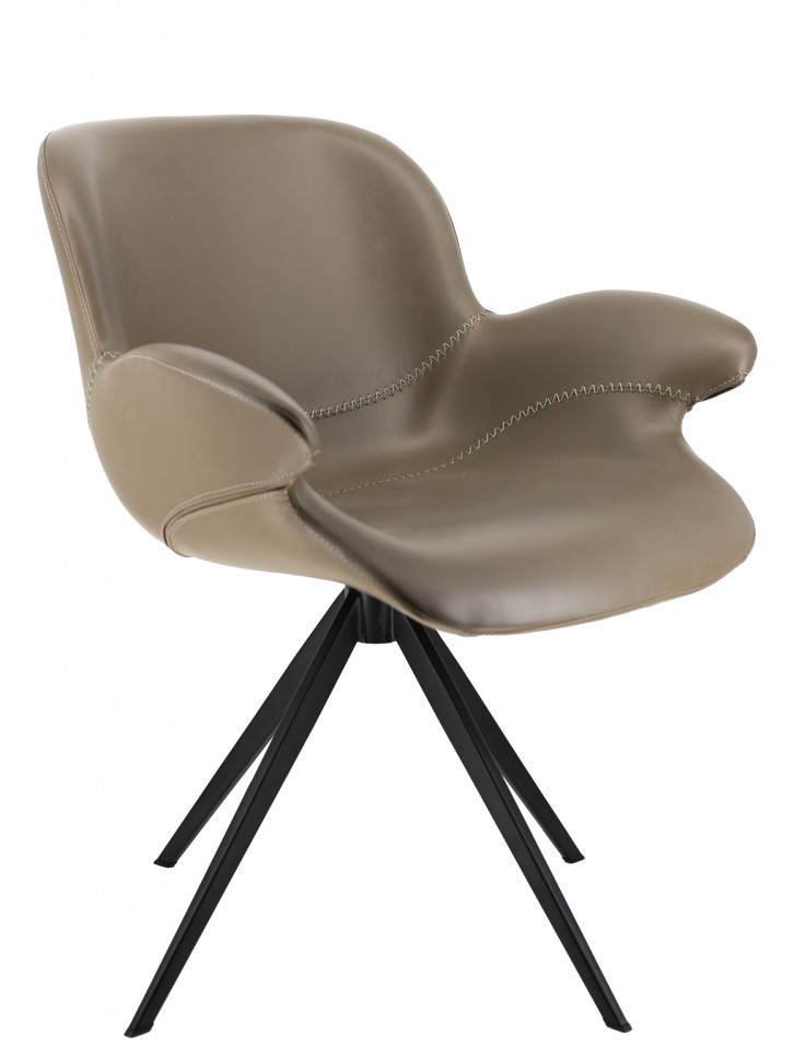 Обеденное кресло Everprof Aurora (Аврора) Экокожа Серый