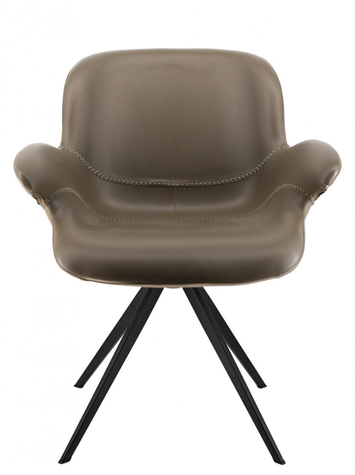 Обеденное кресло Everprof Aurora (Аврора) Экокожа Серый