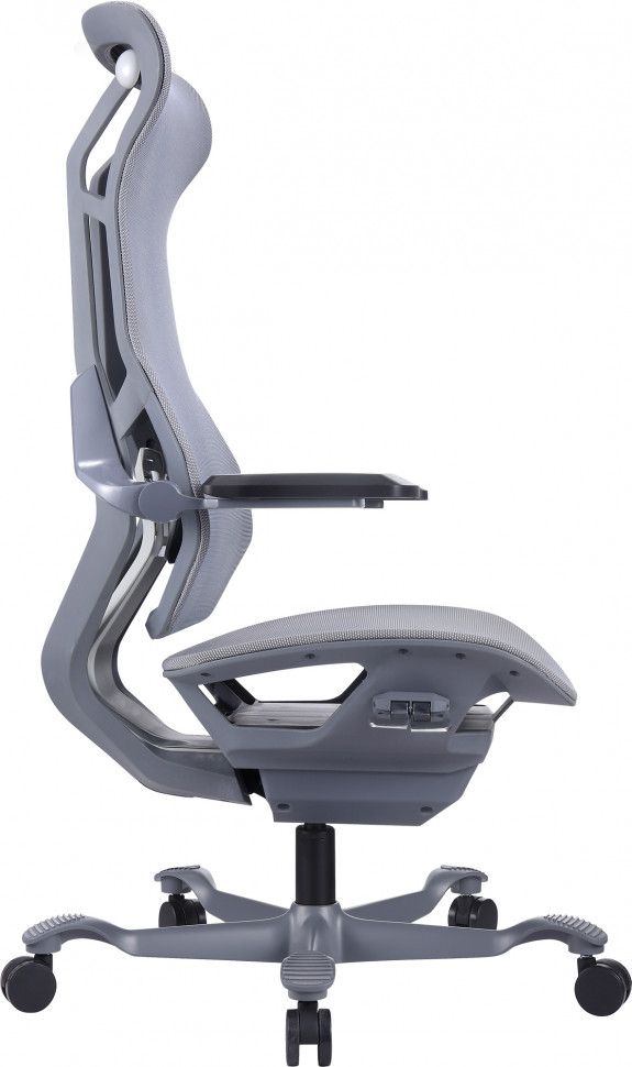 Эргономичное кресло Everprof Atom Grey (Атом Грэй) Сетка Серый