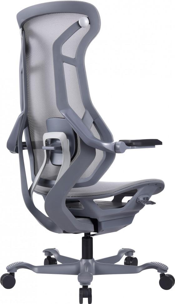 Эргономичное кресло Everprof Atom Grey (Атом Грэй) Сетка Серый