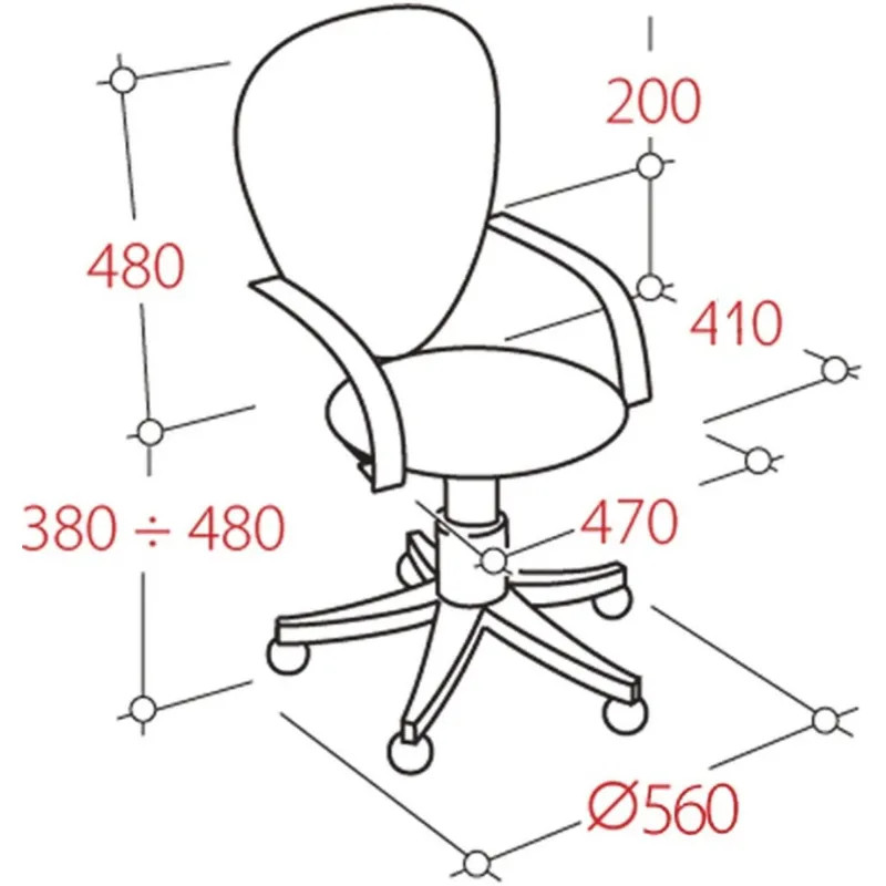 Кресло 0MX_UA_Prestige GTP RU ткань серая C-38
