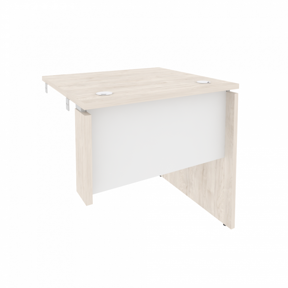 Onix Стол-приставка правый к опорным элементам O.SPR-0.7 (R) Денвер Светлый/Белый Бриллиант 780*720*