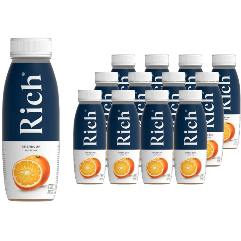 Сок  Rich  Апельсин ПЭТ 0,33 л