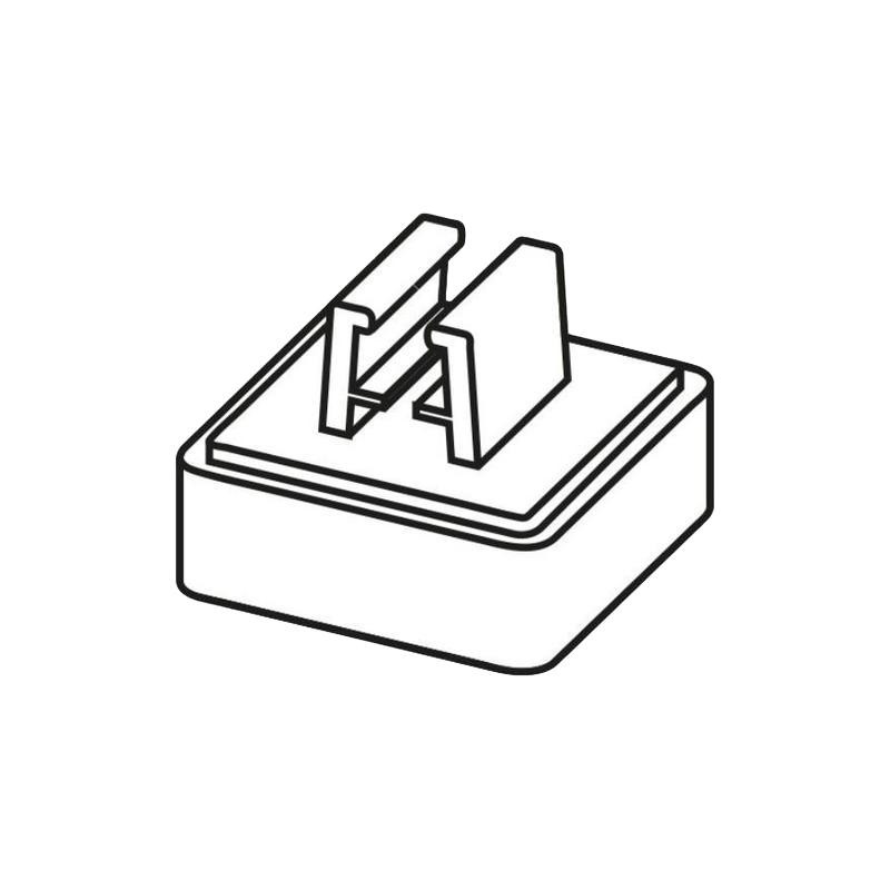 Держатель рамки под углом 90° к поверхности 35х35мм квад., 10 шт/уп
