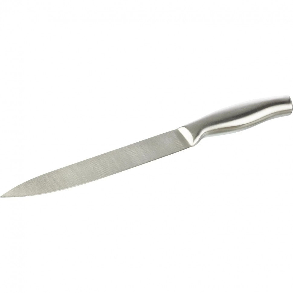 Нож универсальный лез 200мм толщ 2,5 мм 3Cr13 ручка матированная нерж сталь