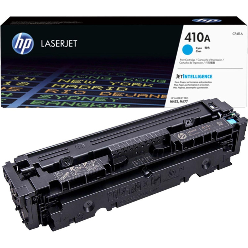 Картридж лазерный HP 410A CF411A гол. для CLJ Pro M452/MFP M47