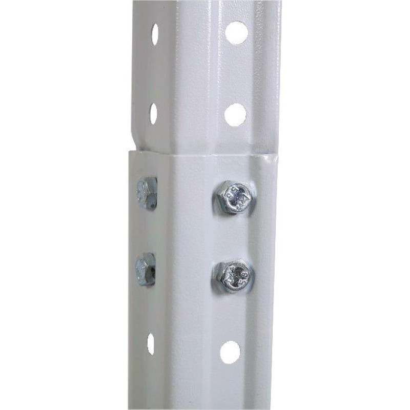 Стеллаж металлический SK6_MZ_СТФЛ 2000х1000х400мм,4 полки,разб.стойка(grey)