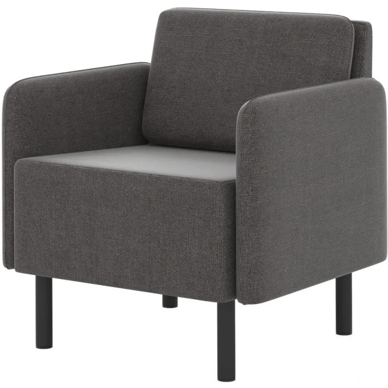 Кресло 0MX_ТF_М27 Select, ткань рогожка серый