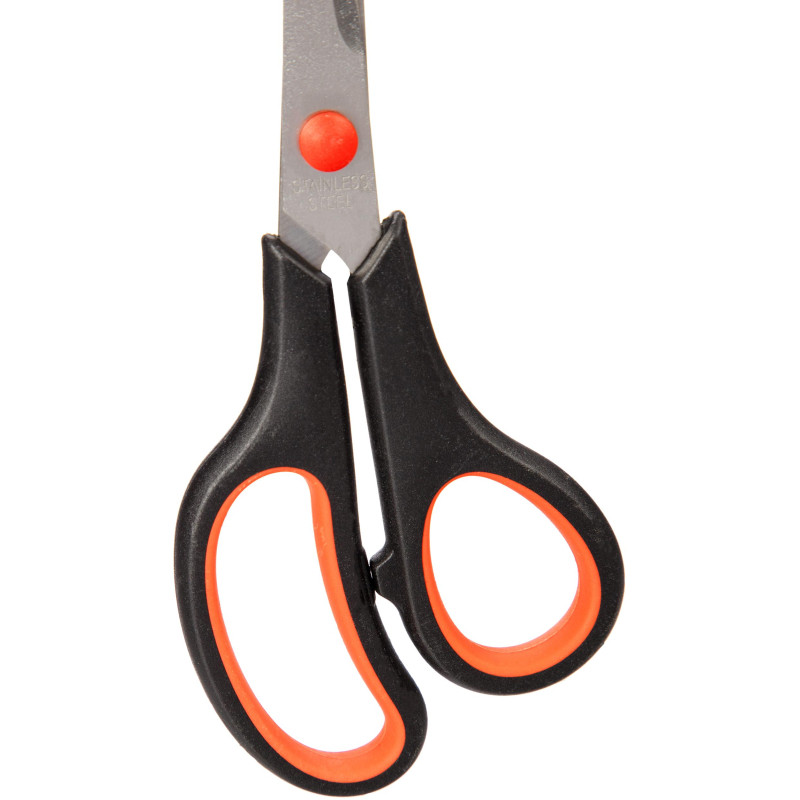 Ножницы Выбор есть 215 мм с пласт. прорезин. ручками, цвет крс/черн