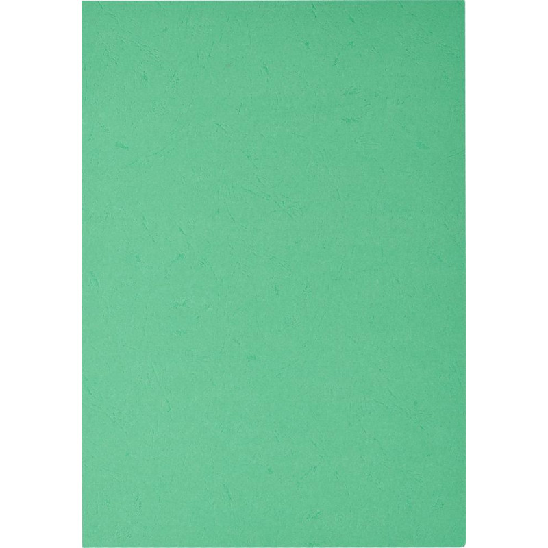 Обложки для переплета картонные Promega office зел.кожаА4,230г/м2,100шт/уп.