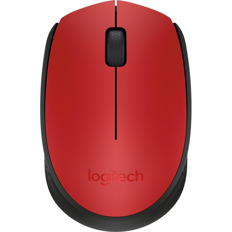 Мышь компьютерная Logitech USB OPTICAL WRL M170 RED 910-004648