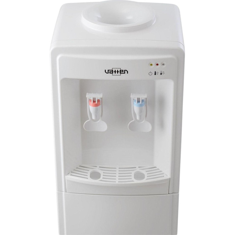 Кулер для воды VATTEN V09WE, электронное охл., нагрев, белый