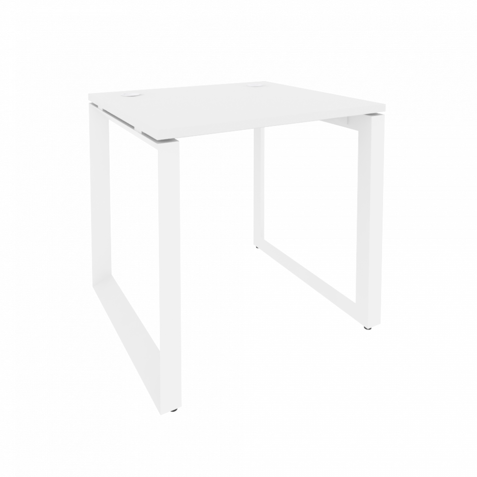 Onix Стол рабочий на О-образном м/к O.MO-SP-0.7 Белый Бриллиант/Металл Белый 780*720*750 Onix Стол рабочий на О-образном м/к O.MO-SP-0.7 Белый Бриллиант/Металл Белый 780*720*750