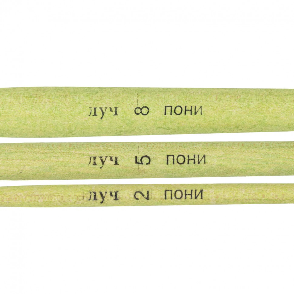 Набор кистей ZOO, 3 шт. ПОНИ (круглые № 2, 5, 8) 33С 2183-08