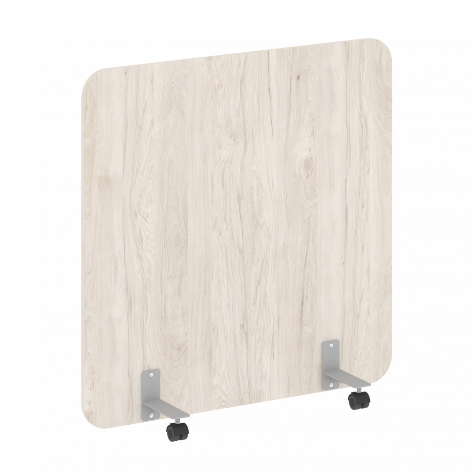 R-line Перегородка на металлических опорах, на роликах DP.R-120-120 Денвер Светлый/Металл Серый 1200