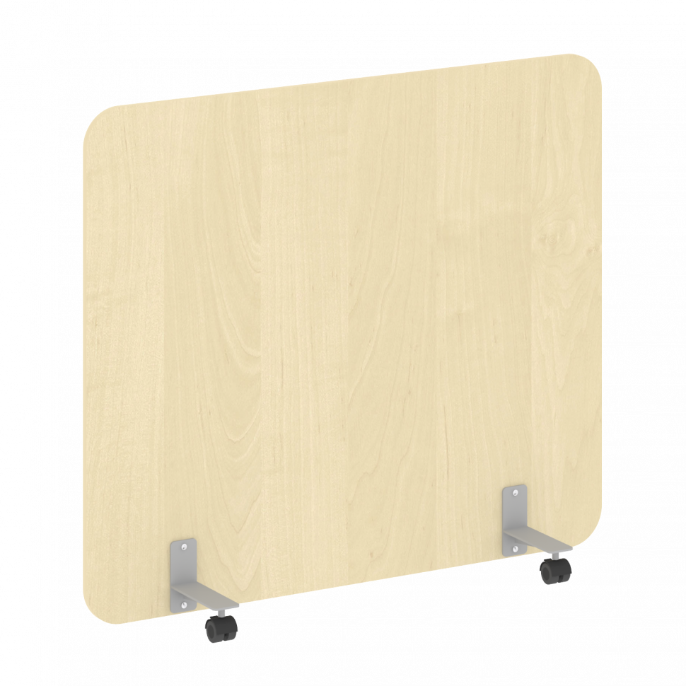 R-line Перегородка на металлических опорах, на роликах DP.R-140-120 Клен/Металл Серый 1400*18*1200