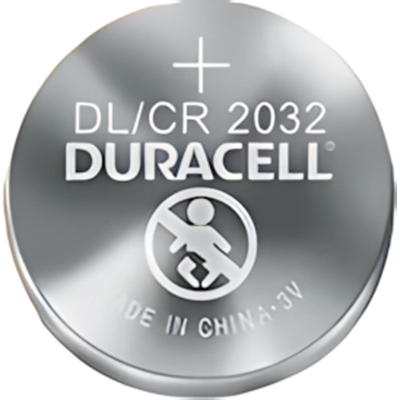 Батарейка Duracell CR2032 BL2 Lithium 3V (2/20/200) 2шт/уп