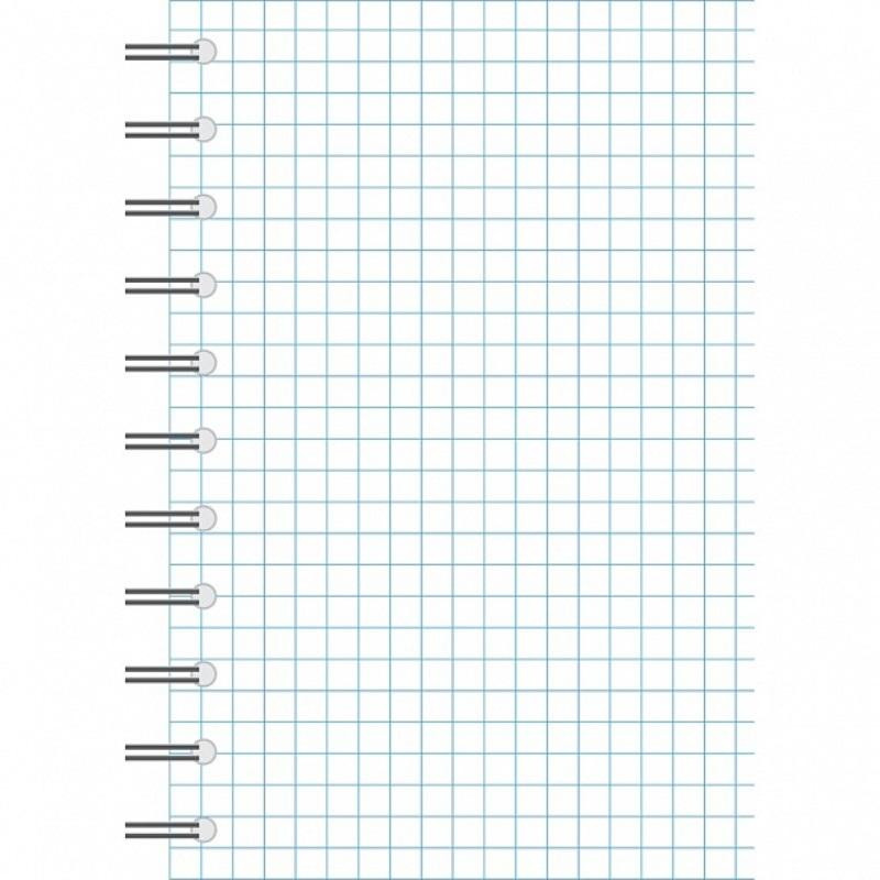 Блокнот спираль слева А6 80л.ОФ-ЛАЙН 3-80-155, в асс