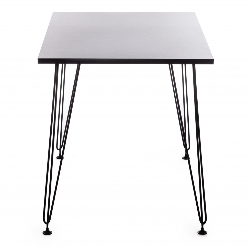 Стол STAR ЛДСП/металл, 110х70х75 см, черный топ/черные ножки