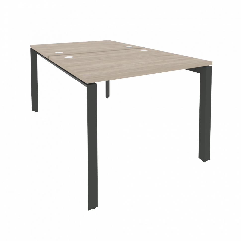 Onix Рабочая станция на П-образном м/к O.MP-D.RS-2.1.8 Дуб Аттик/Металл Антрацит 980*1635*750
