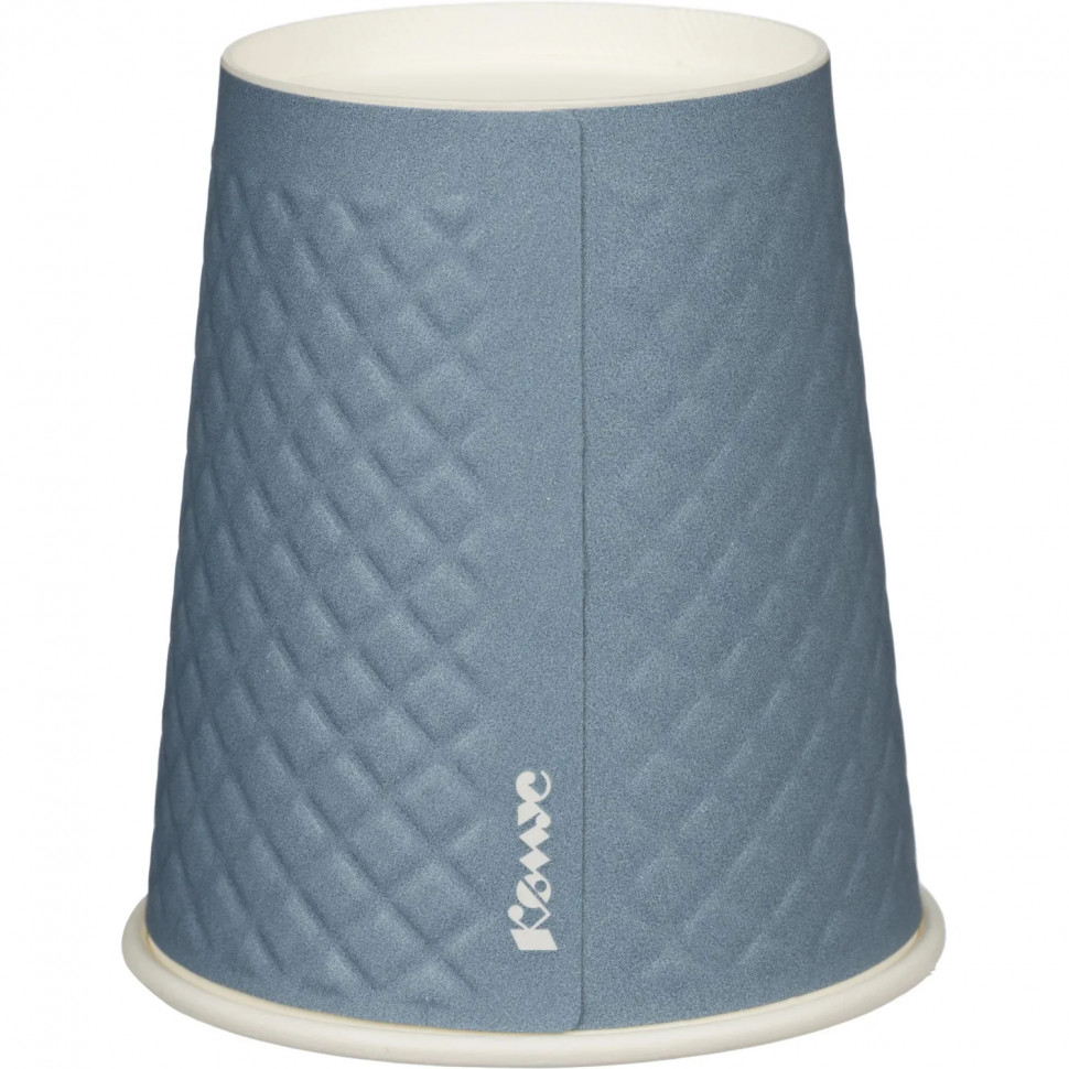 Стакан одноразовый бум двухслойный d-80мм 250мл Waffle Denim (25шт/уп)