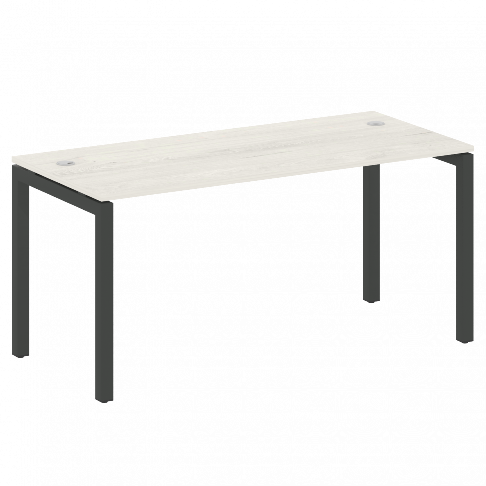 Metal System Quattro Стол письменный на П-образном м/к 50БП.СП-4 Дуб Наварра/Металл Антрацит 1600*72 Metal System Quattro Стол письменный на П-образном м/к 50БП.СП-4 Дуб Наварра/Металл Антрацит 1600*72