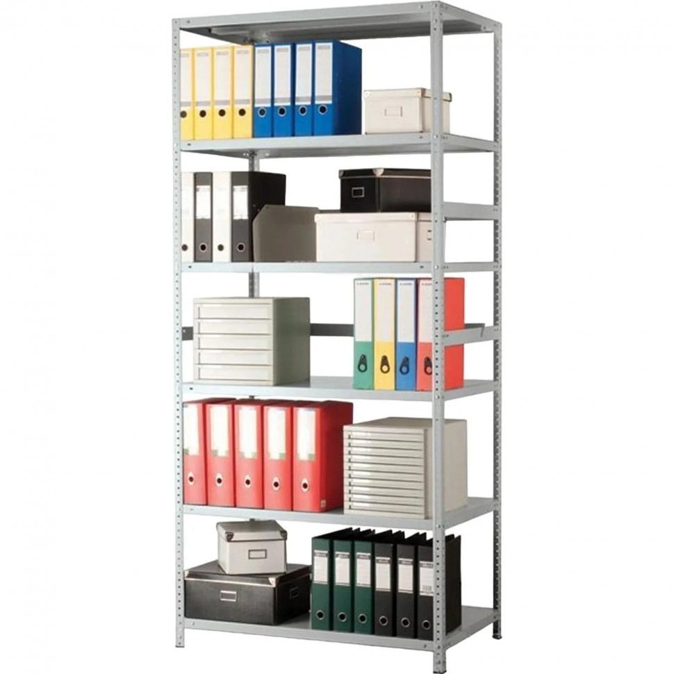 Стеллаж металлический 0MX_ MS Standart 220/100x40/6 полок