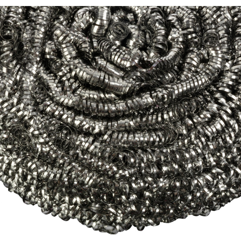 Губка-мочалка для мытья посуды YORK Макси спиральная стальная