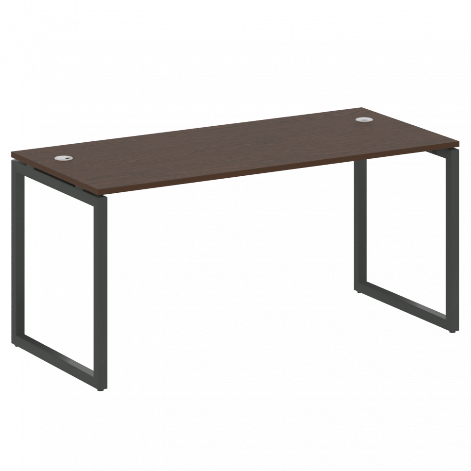 Metal System Quattro Стол письменный на О-образном м/к 40БО.СП-4 Венге Цаво/Металл Антрацит 1600*720 Metal System Quattro Стол письменный на О-образном м/к 40БО.СП-4 Венге Цаво/Металл Антрацит 1600*720