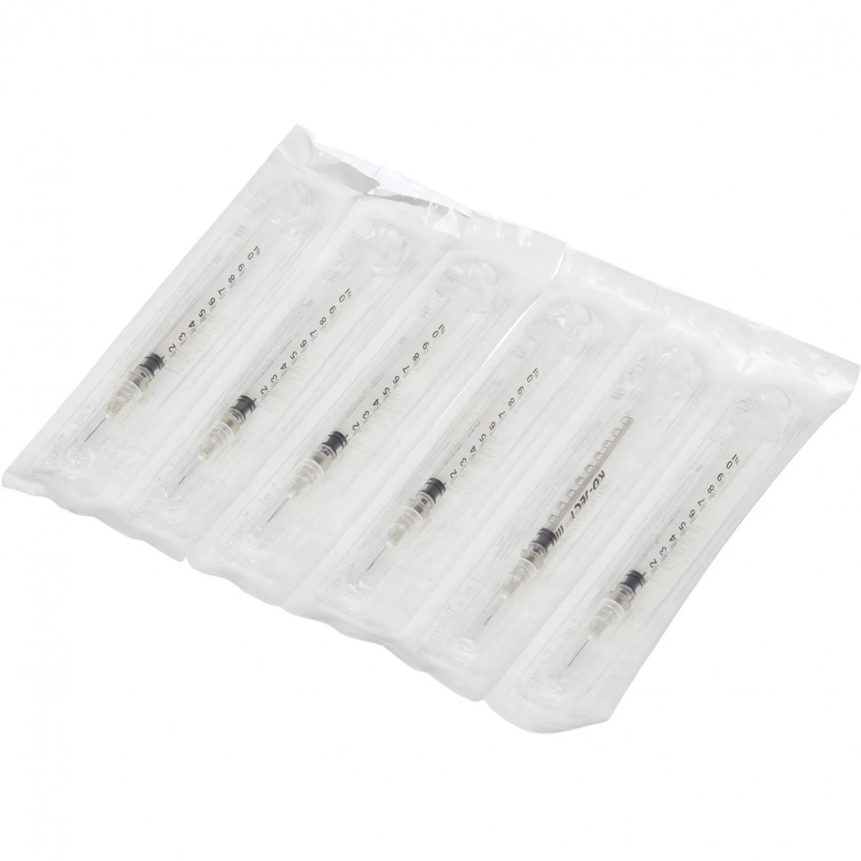 Шприц туберкулиновый 1мл LS 27G(0,4х12) над. 100шт/уп KDМ