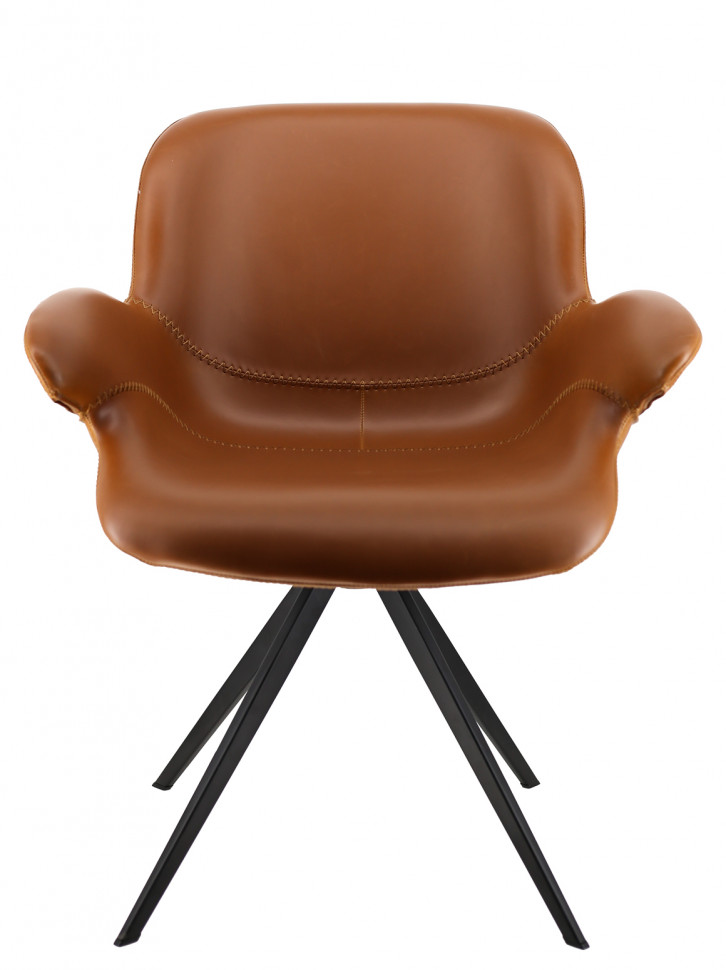 Обеденное кресло Everprof Aurora (Аврора) Экокожа Коричневый