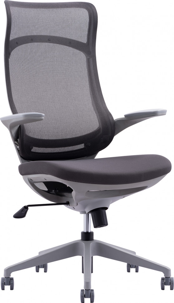 Кресло руководителя Everprof Spirit (Спирит) Сетка Серый