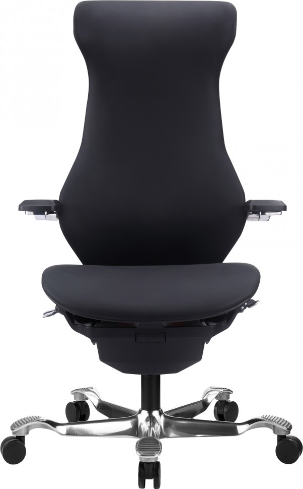 Эргономичное кресло Everprof Atom Black (Атом Блэк) Экокожа Черный