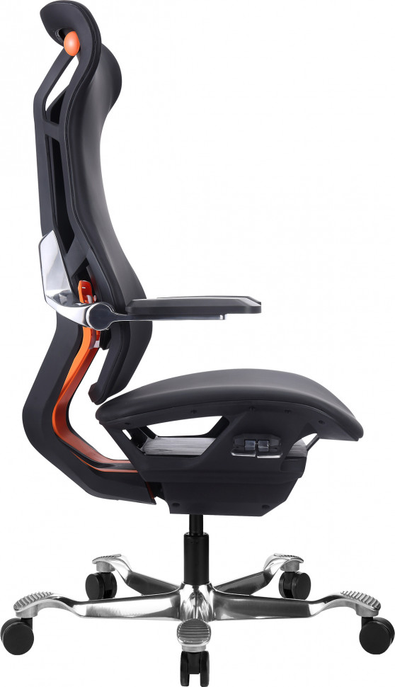 Эргономичное кресло Everprof Atom Black (Атом Блэк) Экокожа Черный