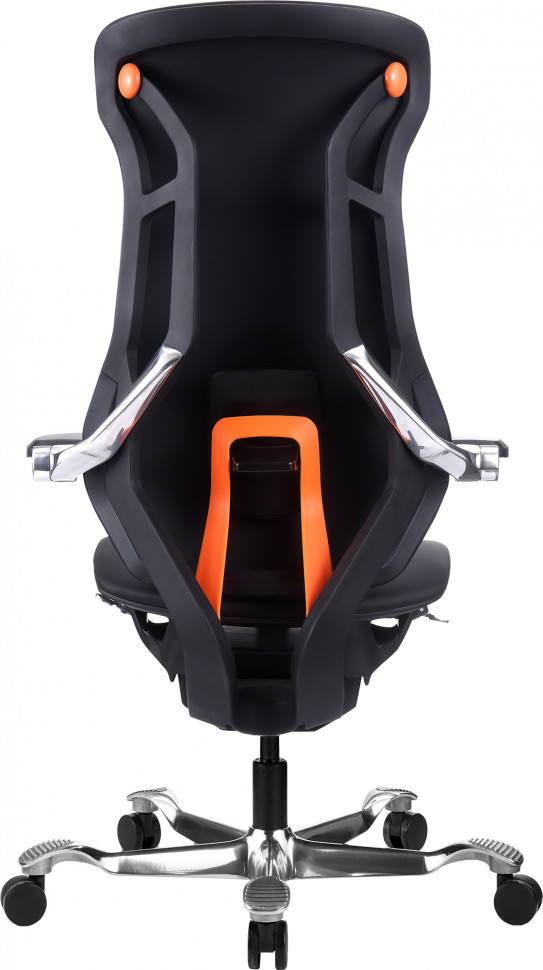 Эргономичное кресло Everprof Atom Black (Атом Блэк) Экокожа Черный