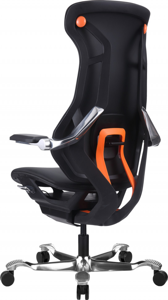 Эргономичное кресло Everprof Atom Black (Атом Блэк) Экокожа Черный