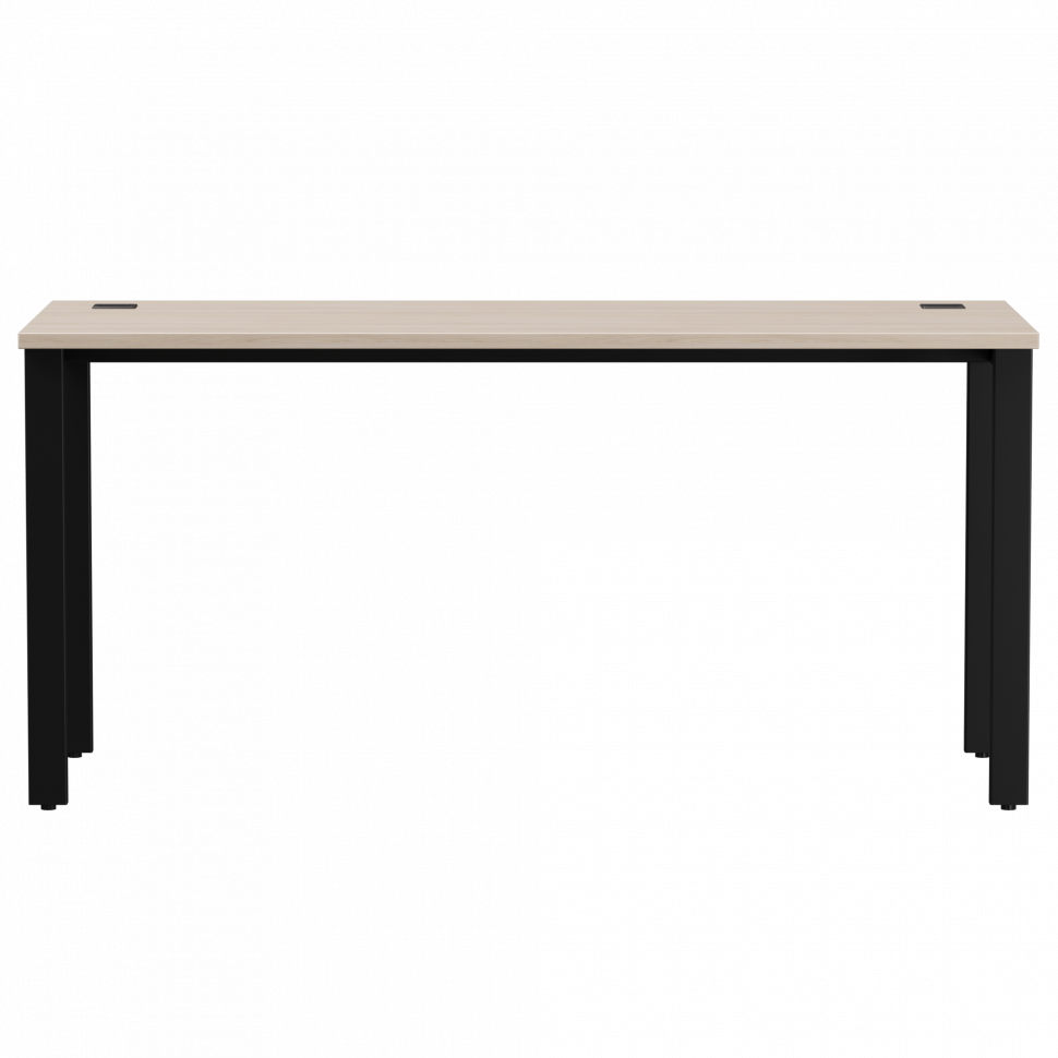Стол прямой Everprof EVO (ЭВО) на металлокаркасе 1580х670х755 мм Дуб Соната/Черный