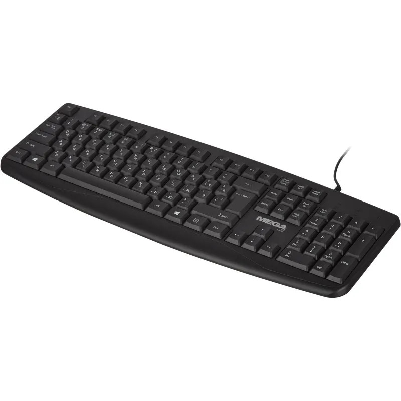 Клавиатура E-KB721 черная, USB, 104кн BT-JKB-003/E-KB721