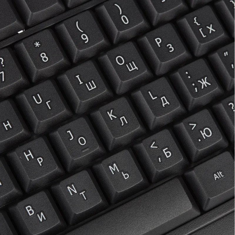 Клавиатура E-KB721 черная, USB, 104кн BT-JKB-003/E-KB721