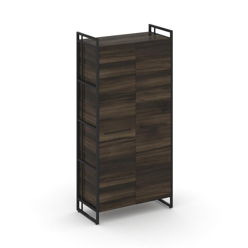 Rift Шкаф 4 ниши широкий RF.SS-41 Дуб Мали/Металл Черный/Черный Ручки 798*396*1648