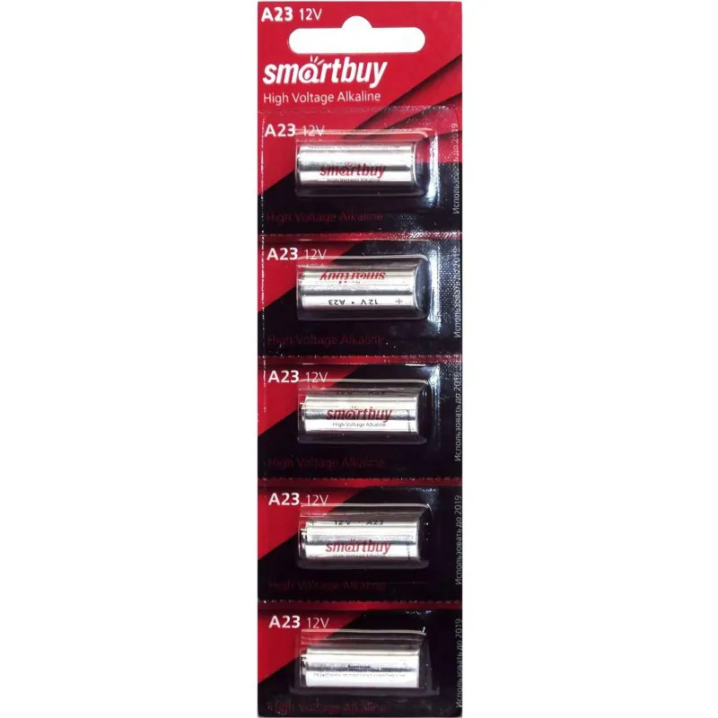 Батарейка Smartbuy A23 5шт/бл (SBBA-23A5B) Батарейка Smartbuy A23 5шт/бл (SBBA-23A5B)