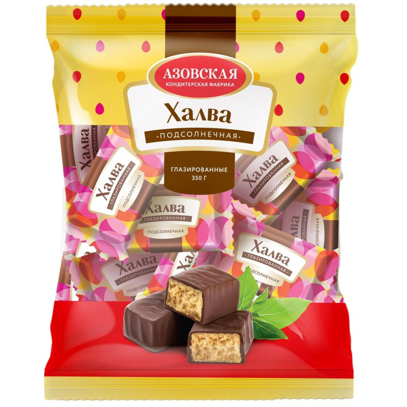 Конфеты_Халва подсолнечная глазированная 350 г