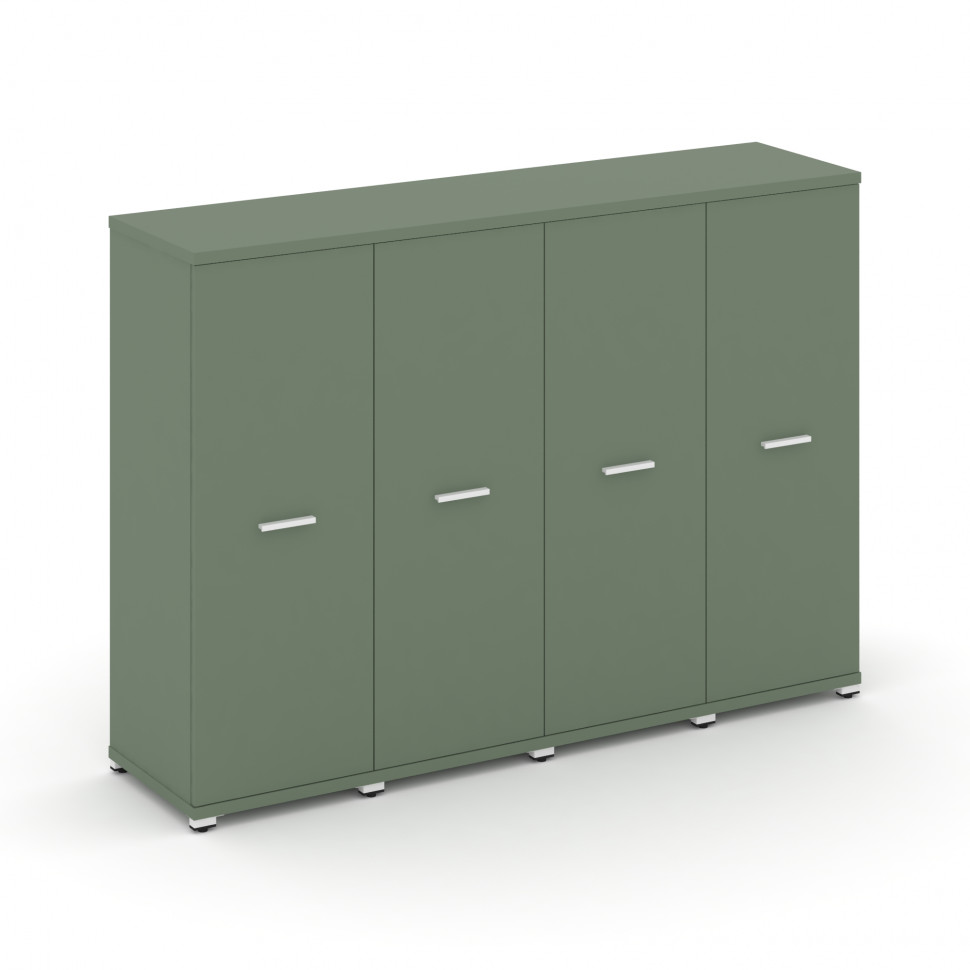 Concept Шкаф 4 узкие секции, 3 ниши CN.STU-346 W Кобо/Металл Белый 1668*420*1186