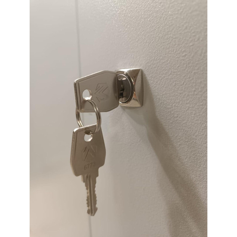 Шкаф для одежды металлический MPI_0MX МПИ-116(400) 1850х400х500