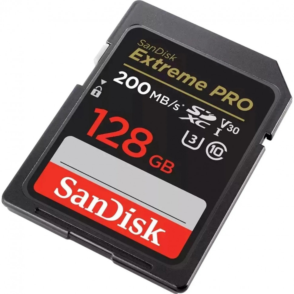 Карта памяти SanDisk ExtremePRO SD UHS/128GB/4K/черн(SDSDXXD-128G-GN4IN)