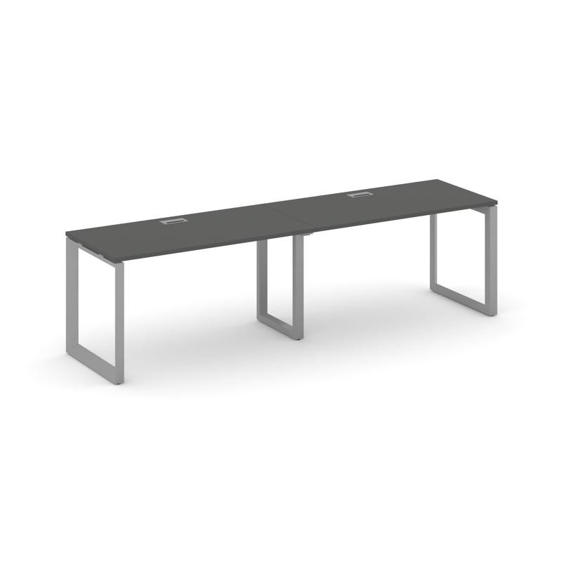 Style Project Рабочая станция односторонняя SN-59O.ORS-022 Антрацит/Металл Серый/Серебро Заглушка 23