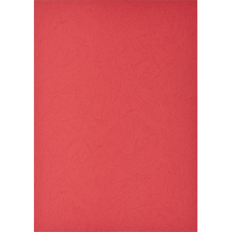 Обложки для переплета картонные Promega office крас.кожаА4,230г/м2,100шт/уп