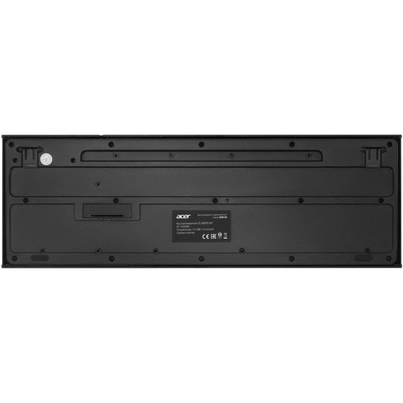 Набор клавиатура+мышь Acer OKR120 клав:black мышь:black USB//(ZL.KBDEE.007)