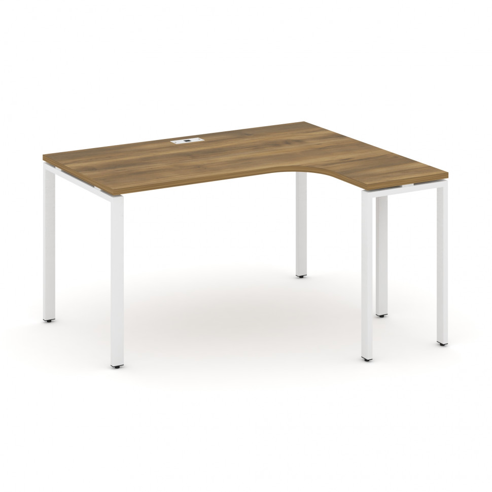 Concept Стол эргономичный CN.SA-001(R) Сандал Янтарный/Металл Белый 1380*1180*750 Concept Стол эргономичный CN.SA-001(R) Сандал Янтарный/Металл Белый 1380*1180*750